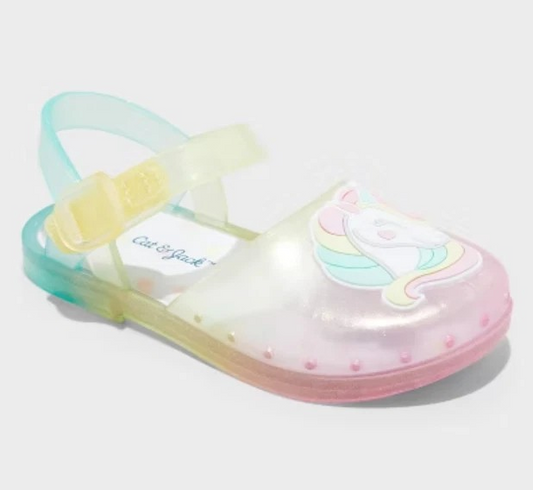 Unicorn Jelly Sandals